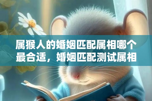 属猴人的婚姻匹配属相哪个最合适，婚姻匹配测试属相匹配