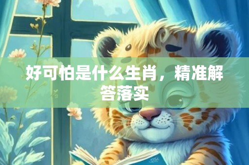好可怕是什么生肖，精准解答落实