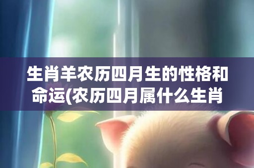 生肖羊农历四月生的性格和命运(农历四月属什么生肖)