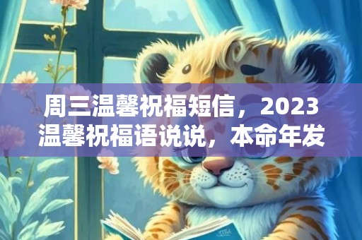 周三温馨祝福短信，2023温馨祝福语说说，本命年发朋友圈句子文案