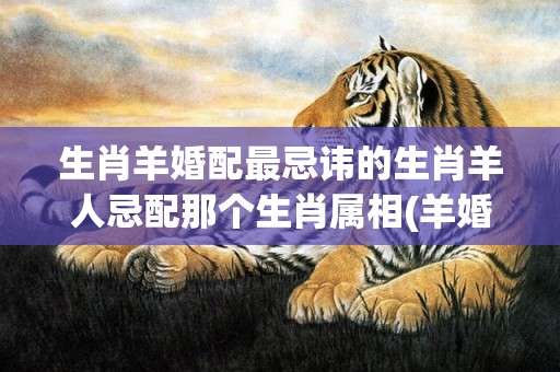 生肖羊婚配最忌讳的生肖羊人忌配那个生肖属相(羊婚配什么生肖最好)