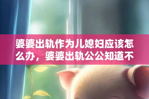 婆婆出轨作为儿媳妇应该怎么办，婆婆出轨公公知道不说