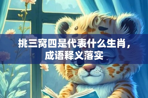 挑三窝四是代表什么生肖，成语释义落实