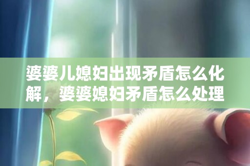 婆婆儿媳妇出现矛盾怎么化解，婆婆媳妇矛盾怎么处理的