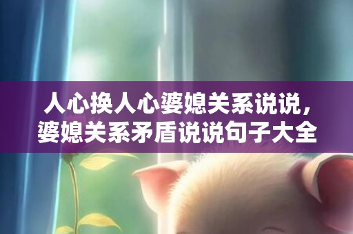 人心换人心婆媳关系说说，婆媳关系矛盾说说句子大全