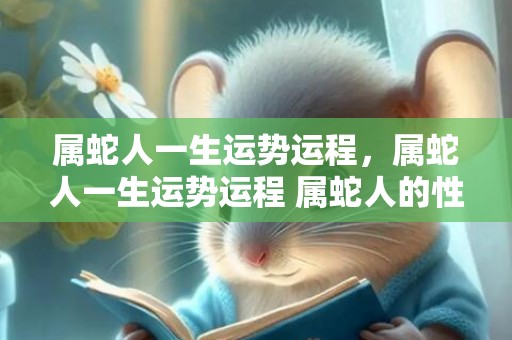 属蛇人一生运势运程，属蛇人一生运势运程 属蛇人的性格不受拘束