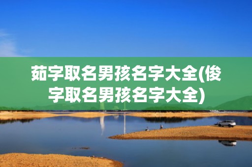 茹字取名男孩名字大全(俊字取名男孩名字大全)
