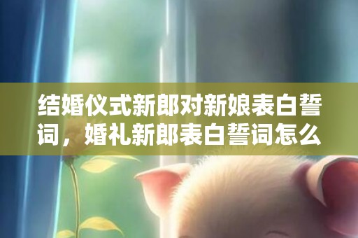结婚仪式新郎对新娘表白誓词，婚礼新郎表白誓词怎么写