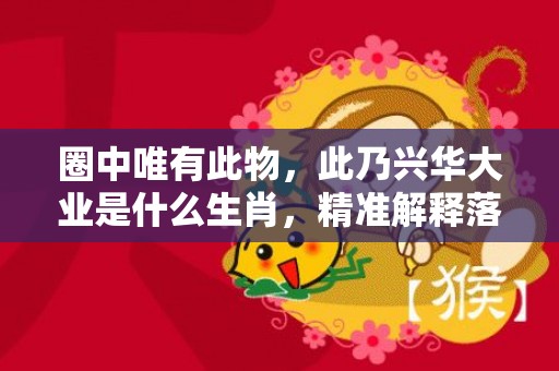 圈中唯有此物，此乃兴华大业是什么生肖，精准解释落实