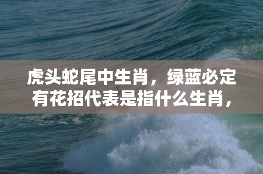 虎头蛇尾中生肖，绿蓝必定有花招代表是指什么生肖，精准词语落实