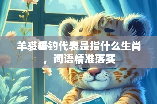 羊裘垂钓代表是指什么生肖，词语精准落实