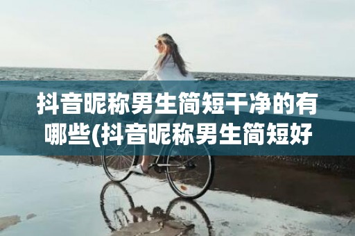 抖音昵称男生简短干净的有哪些(抖音昵称男生简短好听)