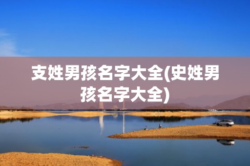 支姓男孩名字大全(史姓男孩名字大全)