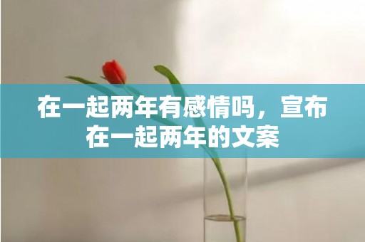 在一起两年有感情吗，宣布在一起两年的文案