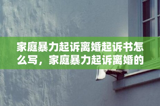 家庭暴力起诉离婚起诉书怎么写，家庭暴力起诉离婚的程序