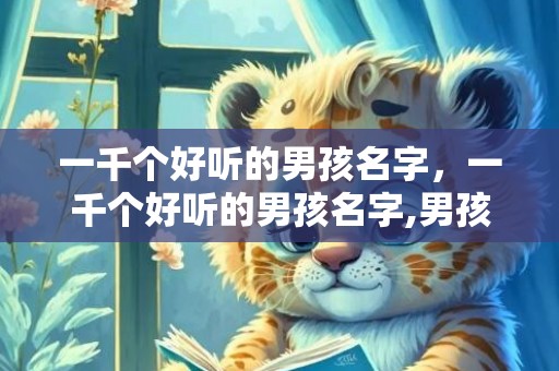 一千个好听的男孩名字，一千个好听的男孩名字,男孩子取什么名字好听？