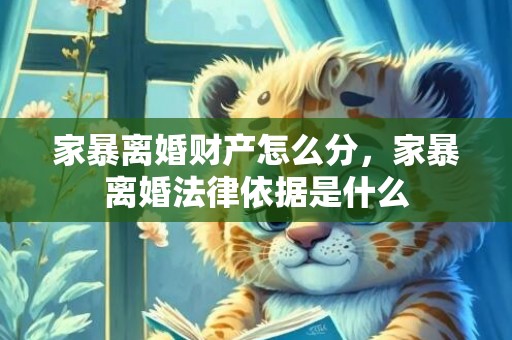 家暴离婚财产怎么分，家暴离婚法律依据是什么