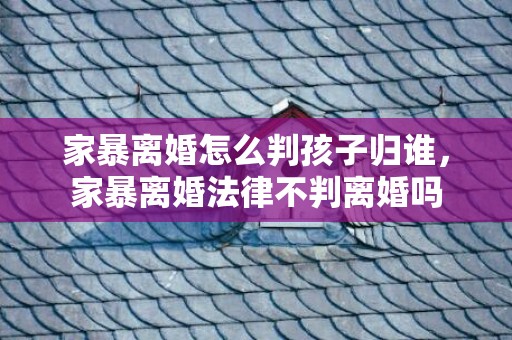 家暴离婚怎么判孩子归谁，家暴离婚法律不判离婚吗
