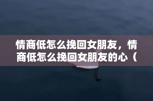 情商低怎么挽回女朋友，情商低怎么挽回女朋友的心（女朋友情商特别低怎么办）
