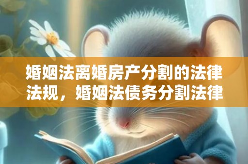 婚姻法离婚房产分割的法律法规，婚姻法债务分割法律规定