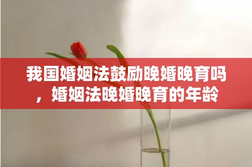 我国婚姻法鼓励晚婚晚育吗，婚姻法晚婚晚育的年龄
