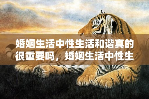 婚姻生活中性生活和谐真的很重要吗，婚姻生活中性生活重要吗