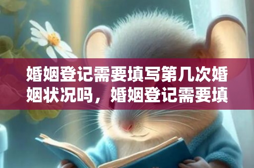 婚姻登记需要填写第几次婚姻状况吗，婚姻登记需要填写的表