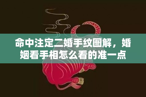 命中注定二婚手纹图解，婚姻看手相怎么看的准一点