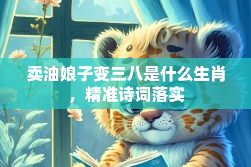 卖油娘子变三八是什么生肖，精准诗词落实