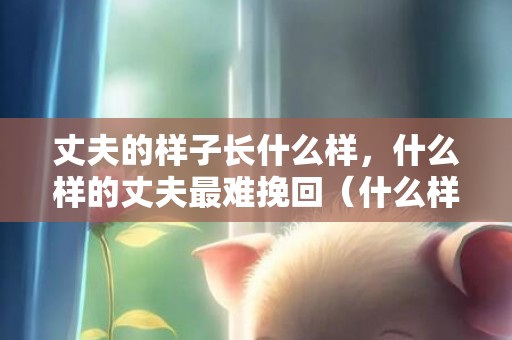 丈夫的样子长什么样，什么样的丈夫最难挽回（什么样的丈夫最难挽回妻子）