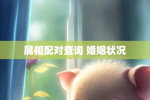 属相配对查询 婚姻状况