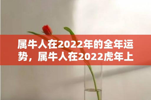 属牛人在2022年的全年运势，属牛人在2022虎年上半年运势,在四月生肖牛会有意外之喜