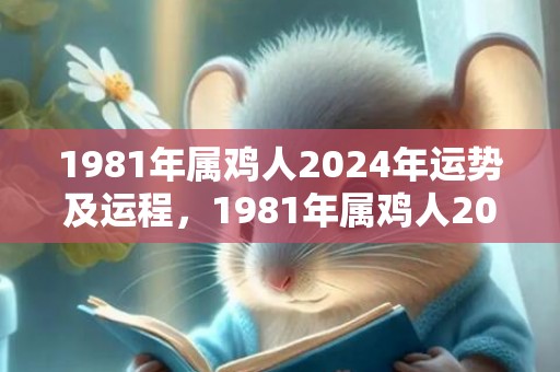 1981年属鸡人2024年运势及运程，1981年属鸡人2023年运势及运程女 正财稳定偏财收益一般