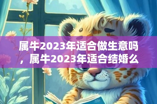 属牛2023年适合做生意吗，属牛2023年适合结婚么