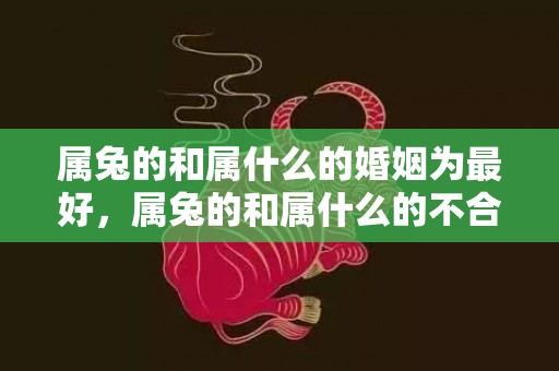 属兔的和属什么的婚姻为最好，属兔的和属什么的不合