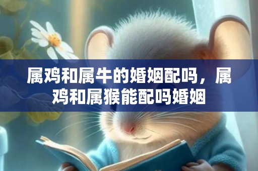 属鸡和属牛的婚姻配吗，属鸡和属猴能配吗婚姻
