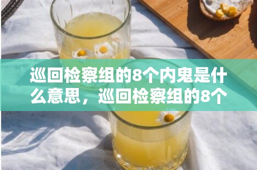 巡回检察组的8个内鬼是什么意思，巡回检察组的8个内鬼是谁