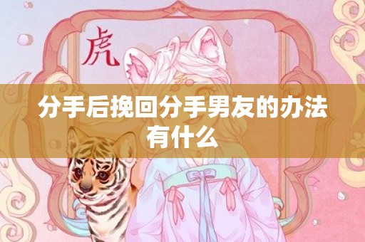 分手后挽回分手男友的办法有什么