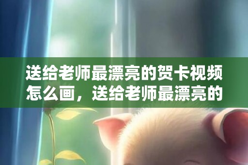 送给老师最漂亮的贺卡视频怎么画，送给老师最漂亮的贺卡图片，简单有新意的贺卡制作教程