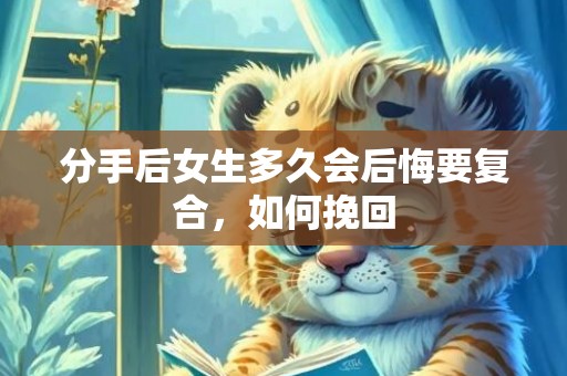 分手后女生多久会后悔要复合，如何挽回