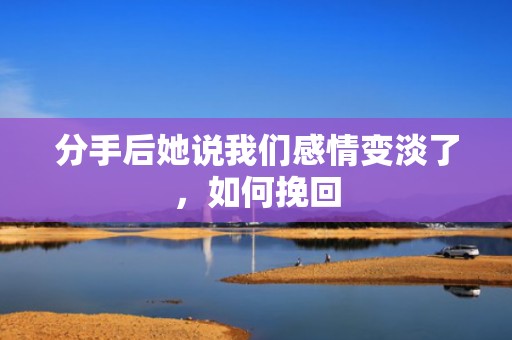 分手后她说我们感情变淡了，如何挽回