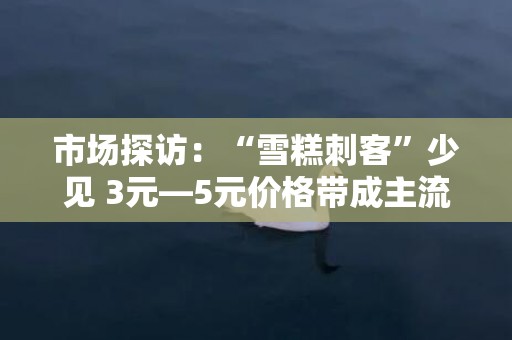 市场探访：“雪糕刺客”少见 3元—5元价格带成主流
