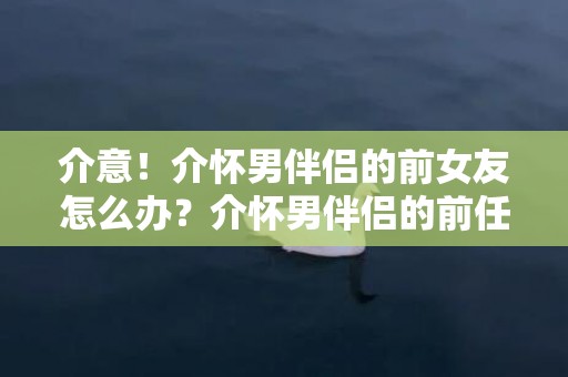 介意！介怀男伴侣的前女友怎么办？介怀男伴侣的前任怎么办
