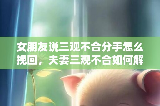 女朋友说三观不合分手怎么挽回，夫妻三观不合如何解决