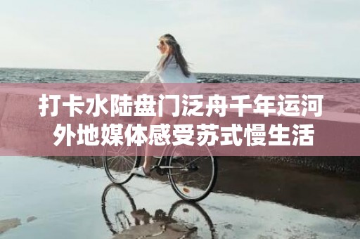 打卡水陆盘门泛舟千年运河 外地媒体感受苏式慢生活