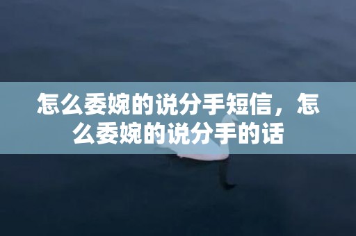 怎么委婉的说分手短信，怎么委婉的说分手的话