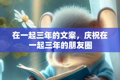 在一起三年的文案，庆祝在一起三年的朋友圈