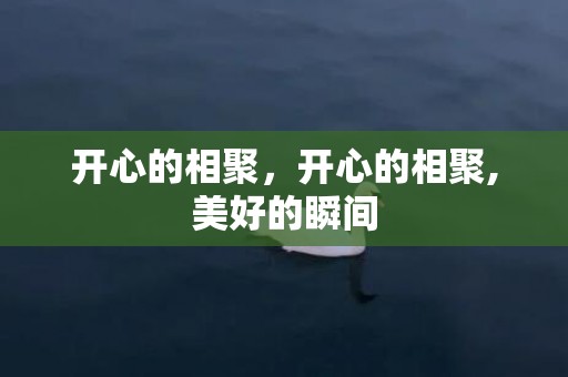 开心的相聚，开心的相聚,美好的瞬间