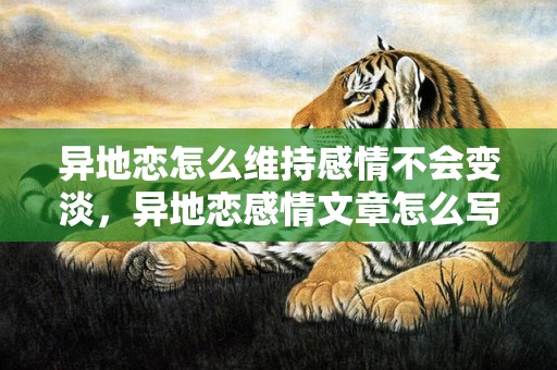 异地恋怎么维持感情不会变淡，异地恋感情文章怎么写