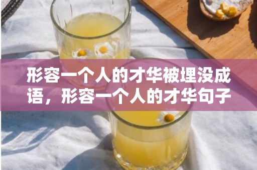 形容一个人的才华被埋没成语，形容一个人的才华句子